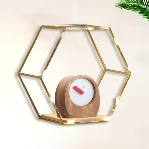 Étagère murale géométrique pour une décoration de chambre cocooning