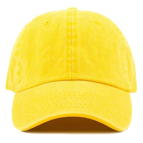 Image of The Hat Depot 100% Cotton Pigment Dyed Low Profile Dad Hat Six Panel Cap