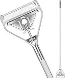 SOBONNE Commercial Mop Handle Heavy Duty,Industrial Metal Mop Stick Replacement for Home, Garage, Office, Workshop,Warehouse Floor Cleaning