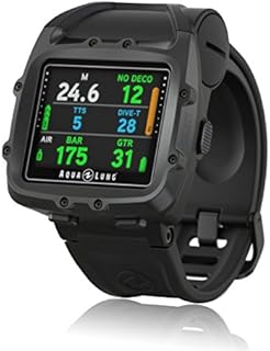 Aqua Lung i750tc Color Air Integrated Wrist Scuba Dive Computer with USB, Black