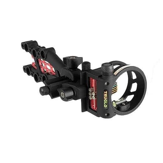 TRUGLO Carbon Hybrid Ultra Lightweight Micro-Adjustable 5-Pin Hunting Bow Sight, Black