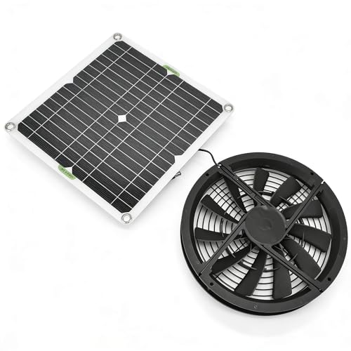 Solar Panel Fan Kit, Abluftventilator für Kleine Hühnerställe...
