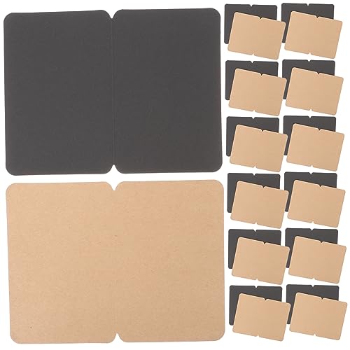 HOODANCOS 50 Piezas Tarjeta en tarjeta despedida tarjetas navideñas tarjetas de palabra tarjetas postales sobres tarjetas en tarjetas de bendición en DIY atasco de papel
