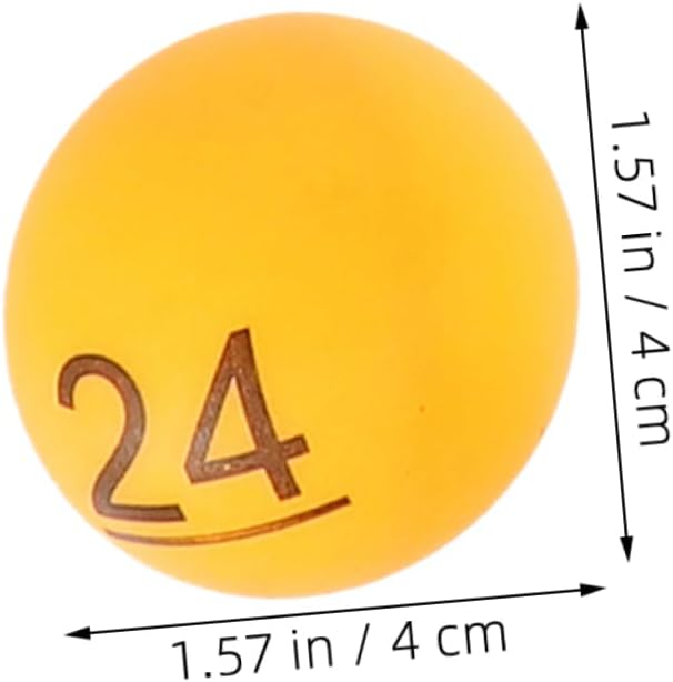 90pcs Bingo Balls Numbered Game Balls Plastic for Carnival Parties Events