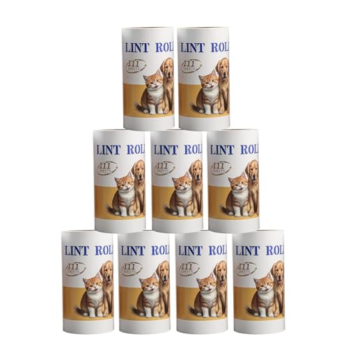 Image of Lint Roller Refills Only, 999 Sticky Sheets Mega Value Set, Lint Roller Refill for Pet Hair Removal on Clothes, Furniture, Carpet, Dog Cat Hair