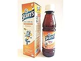 200 ml. Scott's Emulsion Cod liver oil with Vitamin A, D Calcium orange flavor dietary supplement...
