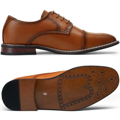 JOUSEN Men's Cap Toe Oxford Dress Shoes $23.09-$30.09 after 30% off - image 6