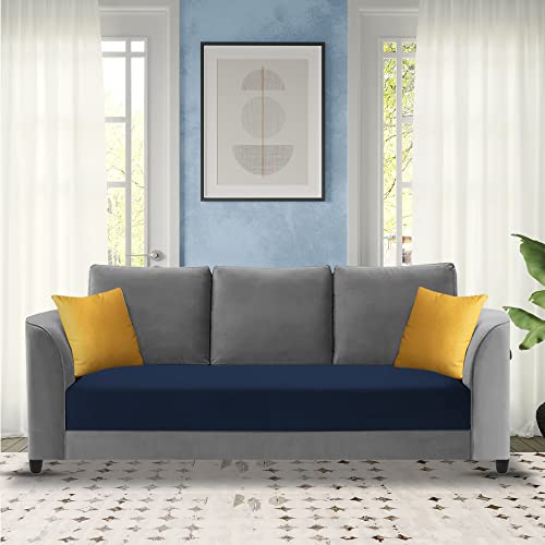 Image of Francis 3 Seater Sofa Set for Living Room (Blue Grey Fabric)