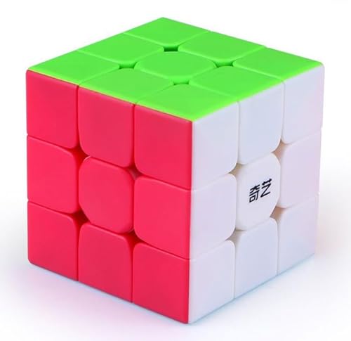 Logique - Cube Magique 3x3 Warrior S - Sans Autocollants - Cube rapide et économique - Pour speedcubers - Jeux intelligents