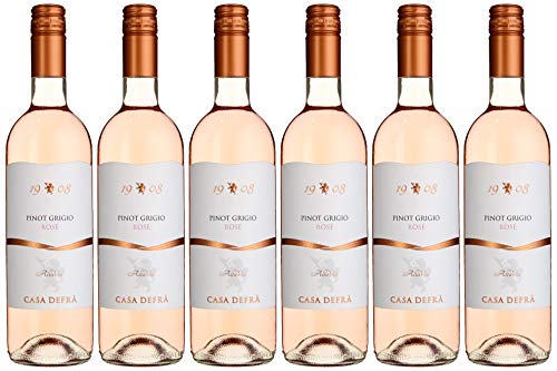 Cielo e Terra I Castelli Pinot Grigio Rosé DOC – Italienischer Roséwein aus Venetien – Fruchtig und elegant (6 x 0,75l)