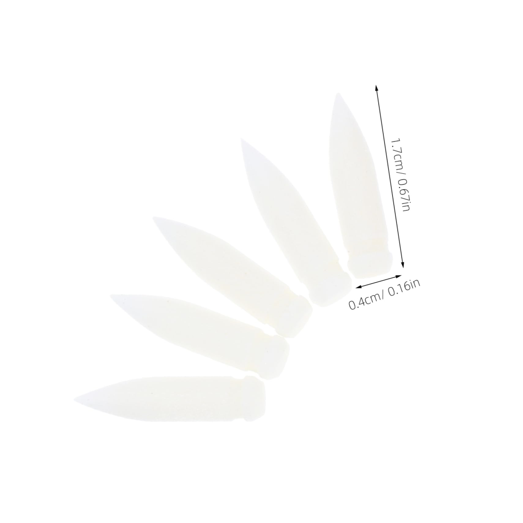 Sewroro Soft Tip Paint Marker Replacement Nibs 10pcs Nylon Fine Point for Drawing Crafting