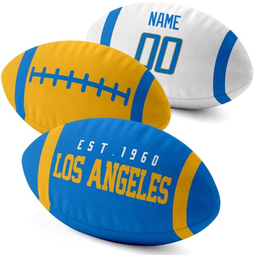 Image of ANTKING Los Angeles Throw Pillow Custom Name Number for Men Boy Gifts