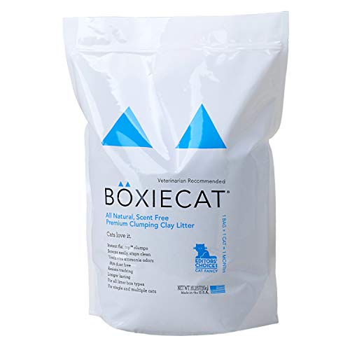 【OFT】 BOXIECAT ブルー ボクシーキャット 7.2kg 猫砂 固まる ベントナイト 無香料 無着色 天然抗菌性の砂 ニオイを抑制 砂埃が立ちにくい 獣医師推薦