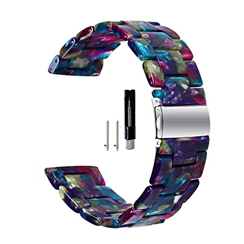 SANXIULY Compatible for Galaxy Watch 3 band 45mm 46mm Fits 22mm Watch Lugs Quick Release Stainless Steel Watch Bands Strap for Samsung Galaxy Watch 3 45mm 46mm, Gear S3 Frontier/Classic Color Multicolor new