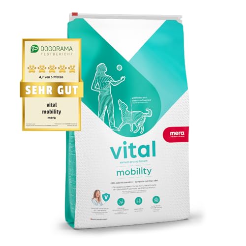 MERAVITAL Mobility (10kg), Hundetrockenfutter zur Unterstützung der Gelenkgesundheit, bei Arthrose, für ausgewachsene Hunde
