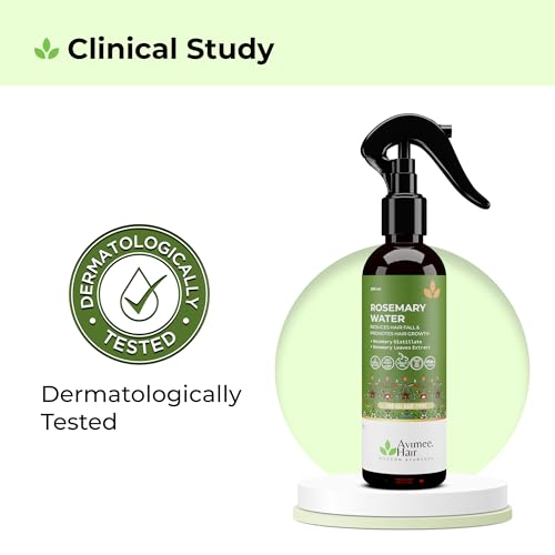 Avimee Herbal Rosemary Water For Hair Growth (200 ml) | Mist Spray for Hairfall | Rosemary Hair Mist | Adds Shine & Helps Reduce Hairfall, Strengthens Hair | For All Hair Types | For Men & Women