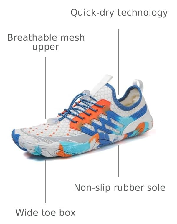 Image of SAGUARO Women's Quick-Dry Wide Toe Box Water Shoes