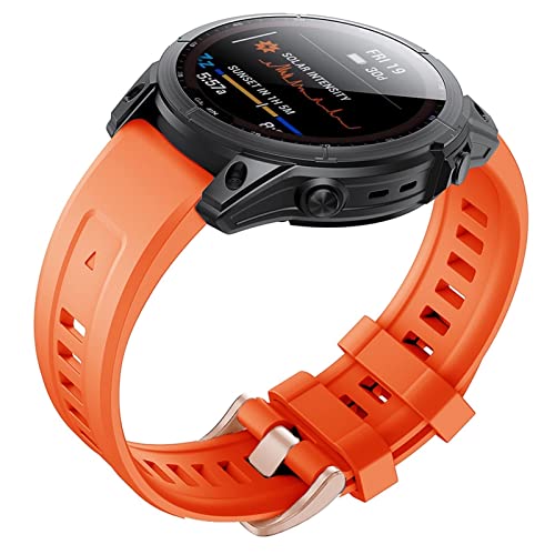 Correa de silicona de 20 mm texturizada para Garmin Fenix 7S con anclaje Quickfit premium 3