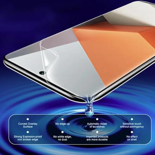 Image of FabeKee Screen Guard Film Compatible ForVivo V50E 5G / Vivo V50 5G Cellphone Self Healing Unbreakable Hd Hydrogel [Tpu Film] Flexible Film-Clear [Not Tempered Glass]