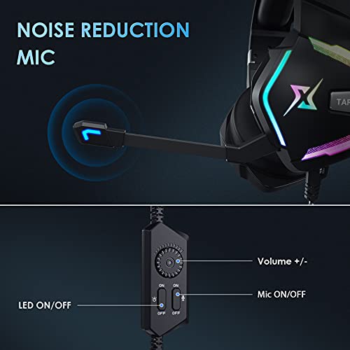 Auriculares gaming PC con sonido 7.1 para consolas y móviles 6