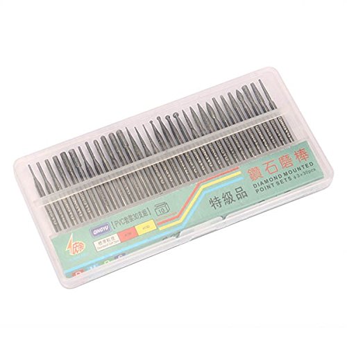 ELBME 30pcs 3mm Diamond Grinding Wheel Grinding Rods Rotary Tool Set-image-2