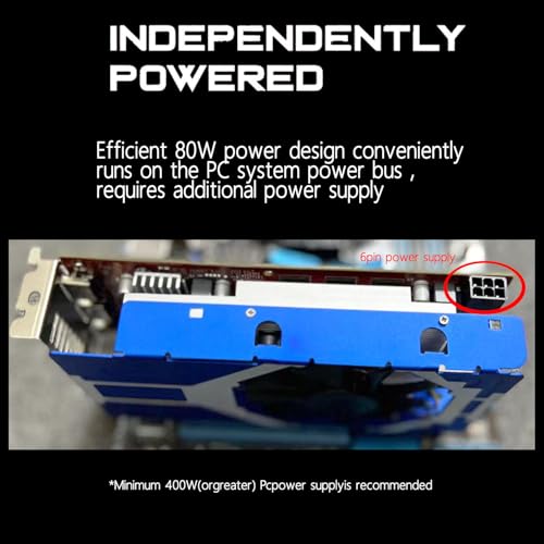 Image of Radeon RX580 4G Graphics Card, with 6 HDMI Monitor Graphics Card,Computer PC GPU GDDR5 128 Bit DirectX 12 PCI Express X16 3.0, 6 Port Video Cards (6HDMI AMD RX 580 4G)