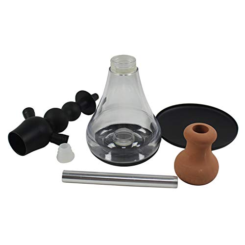 16" mittleres Shisha-Set, komplettes Zubehör, klare Acrylvase, 59" Einzelschlauch, BPA-frei, geeignet für zu Hause oder auf Reisen, tragbare Shisha – Bild 6