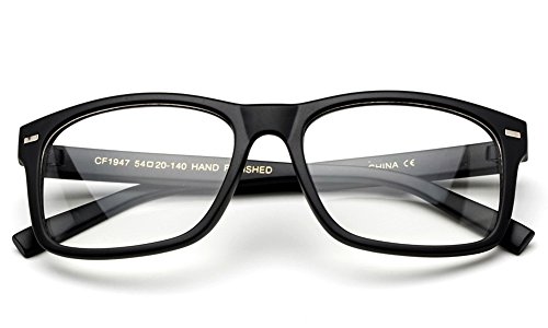 Newbee Fashion® -"The Tom" Thick Frame Clear Lens Fashion Glasses2