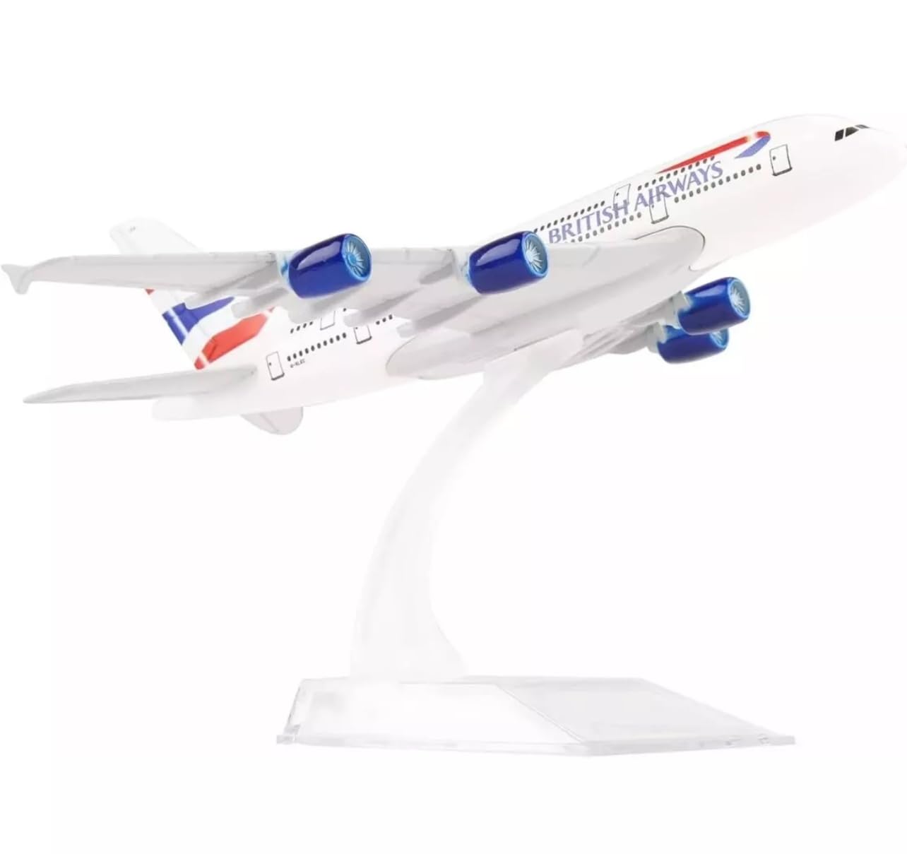 novaease 16cm British A380 Diecast Metal Plane 1:400, A380 Aircraft Plane Model Airlines Office Home Decoration Gift - Image 3
