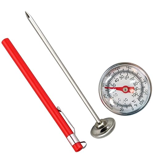 ABOOFAN Stainless Steel Meat Thermometer Precision Probe for Accurate Readings for Cooking Grilling and BBQ Includes Cover for Kitchen and Daily Use