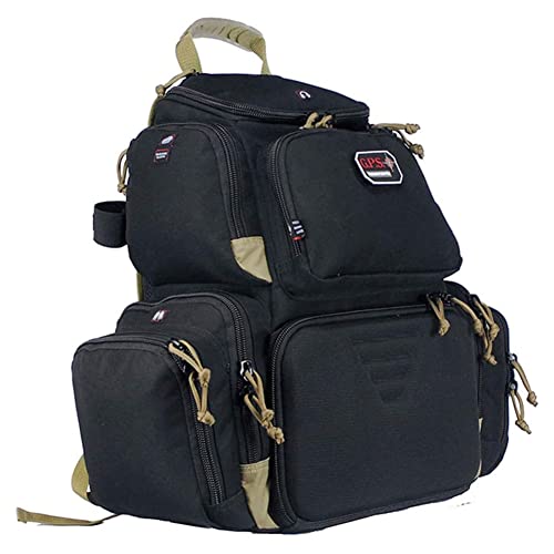 Image of G5 Outdoors G.P.S. Handgunner Range Backpack Black /Tan