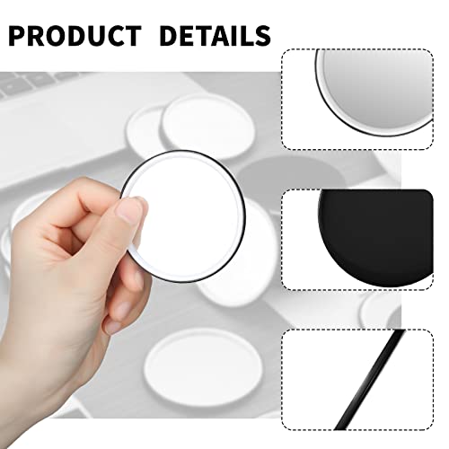 36 Pcs Compact Mirror Round Makeup Glass Mirror Small Pocket Mirror Portable Mini Mirrors Personal Purse Mini Makeup Mirror For Women Girls Gifts Travel Daily Use, 2.76 Inch (Black) #TOP3