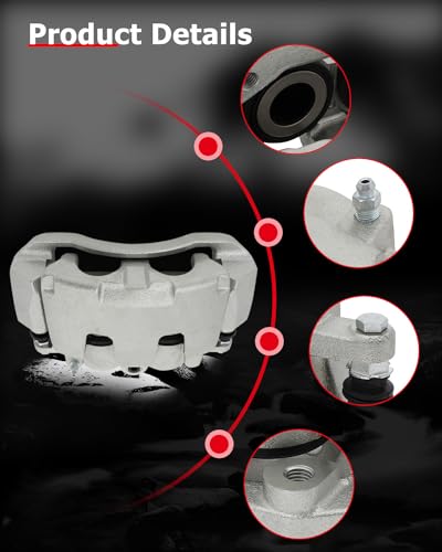 Image of cciyu 18B5054 Front Brake Caliper w /Bracket For Dodge For Dakota /For Ram 1500,For Ram For 1500 /For 1500 Classic(Only Fit Front Right); For Chrysler For Aspen,For Dodge For Durango(Only Fit Front Left)