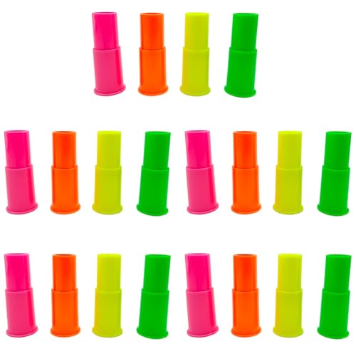 Niuhong 20 Pcs Sonajeros Fiesta Multicolores Silbatos Hacer Ruido Tubo Plástico Divertido Pipa Tocando Juguetes Musicales Regalos Niños Carnaval Fiesta Cumpleaños Color Aleatorio