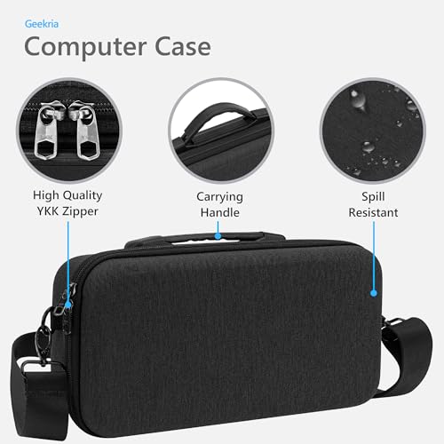 GEEKRIA Desktop Computer Hard Travel Case, Compatible with Apple 2024 Mac Mini M4 / Mac Mini Pro, Fit for Magic Keyboard, Mouse, Trackpad and Accessories (Dark Gray) by GEEKRIA - Image 2