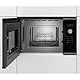 Bosch bel523ms0 eingebaut 20L 800 W schwarz, Edelstahl – Mikrowelle (eingebaut, 20 L, 800 W, Rotation, Berührung, Schwarz, Edelstahl, Knopf)