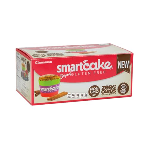 Smart Baking Company Smartcake, Sugar Free, Gluten Free, Low Carb, Keto Dessert (Cinnamon, 16 CT)