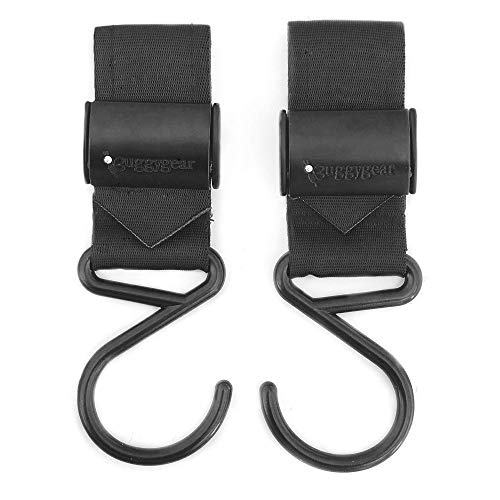 Buggygear バギーギア Boutique Buggy Hooks ブティック バギーフック ベビーカー用フック 2個セット Matte Black マット ブラック