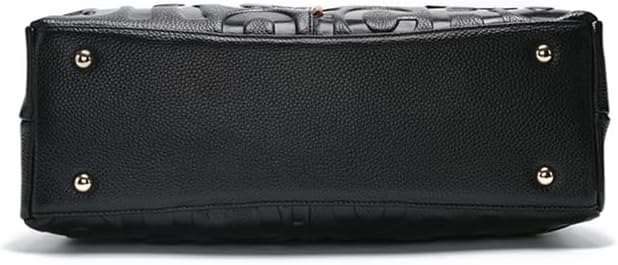 Genuine leather Cowhide women's Handbag Large Capacity letter shoulder strap high capacity Crossbody bag - Image 8