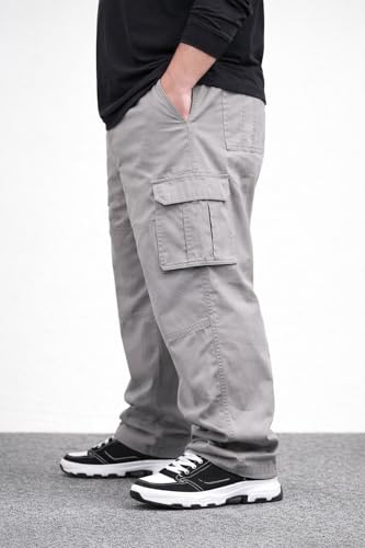 Image of INKKR Men Plus Size Cargo Pants || Plus Cargo Pants Cotton || 2XL-6XL