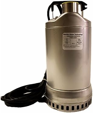 Goulds 1DW51E3EA Bomba de sumidero de deshidratación sumergible 1HP 230V trifásico 48 amperios máximos