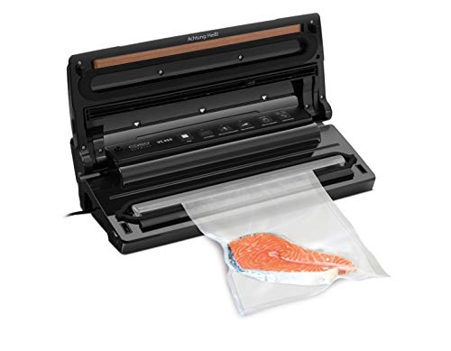 CASO VC350 Vakuumierer – Vakuumgerät, Lebensmittel bleiben vakuumiert bis zu 8x länger frisch, stabile doppelte… – Bild 3