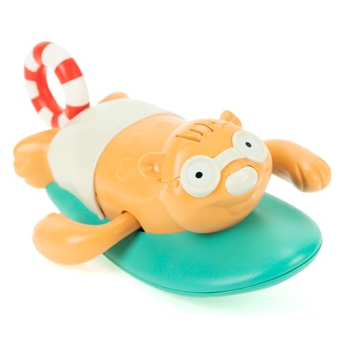 DUCKBOXX XX Pull-String Wind-up Swimming Sea Friends Bath Toy, No Battery Mold-Free Anti-Rust...