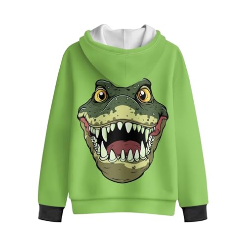 YEXIATODO Zipper Hooded Sweatshirt for Boys with Pockets Long Sleeve Crop Top Hoodies Fleece-Lined Pullover Sweatshirts3