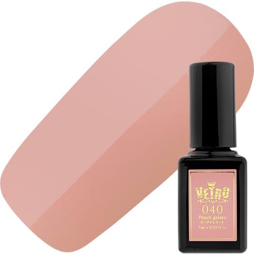 Vetro Gel Nail PolishMade in Japan Peach Gelato - V040
