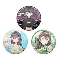 レア　ロシデレ　トレーディング缶バッジ　ドレスver. 周防有希　4個 Amazon.co.jp: ロシデレ 缶バッジ 周防有希 グッズ ブローチ 3