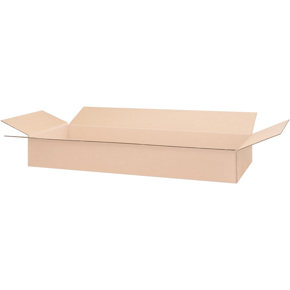 verpacking Faltkartons 1100 x 400 x 150 mm Braun (Außenmaß 1105 x 405 x 160 mm) KK 210 1-wellig Versandkarton für mittelgroße Waren DHL Paket DPD GLS Hermes Kartons (10 Stück)