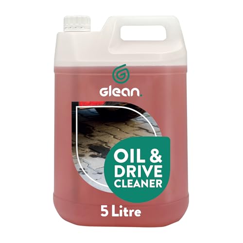 GLEAN Oil Driveway Restorer | 5 Litre | Heavy-Duty Oil Stain Remover, Tarmac Restorer For Driveways | Patio Cleaner, Efficient Resin Driveway Cleaner and Break up Degreaser