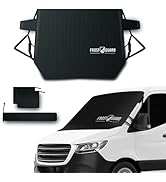 FrostGuard Fleet Winter Windshield Cover for Delivery Vans, Standard Size, 10 Pack - Mirror Cover...