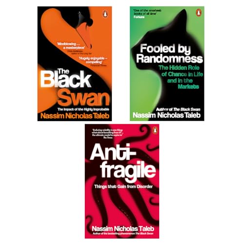 Image of NASSIM NICHOLAS TALEB 3 BOOKS BOXSET: Fooled by Randomness, The Black Swan and Antifragile - Risk, Uncertainty, Decision-Making and Economics